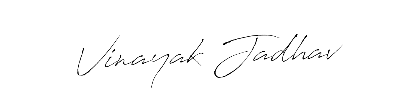 Antro_Vectra is a professional signature style that is perfect for those who want to add a touch of class to their signature. It is also a great choice for those who want to make their signature more unique. Get Vinayak Jadhav name to fancy signature for free. Vinayak Jadhav signature style 6 images and pictures png