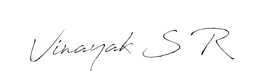 Make a beautiful signature design for name Vinayak S R. Use this online signature maker to create a handwritten signature for free. Vinayak S R signature style 6 images and pictures png