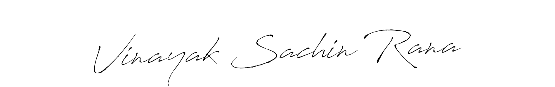 Use a signature maker to create a handwritten signature online. With this signature software, you can design (Antro_Vectra) your own signature for name Vinayak Sachin Rana. Vinayak Sachin Rana signature style 6 images and pictures png