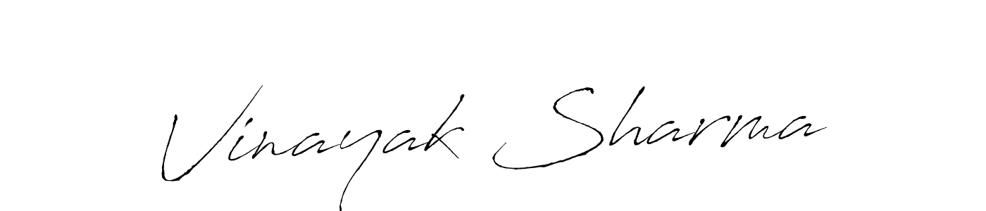 It looks lik you need a new signature style for name Vinayak Sharma. Design unique handwritten (Antro_Vectra) signature with our free signature maker in just a few clicks. Vinayak Sharma signature style 6 images and pictures png