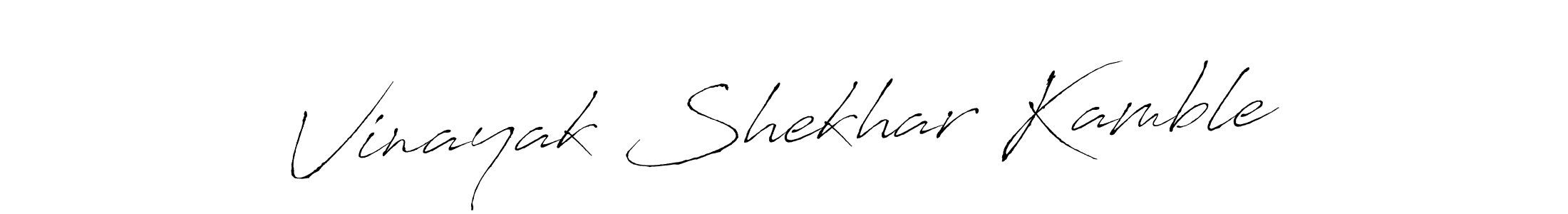 Make a beautiful signature design for name Vinayak Shekhar Kamble. With this signature (Antro_Vectra) style, you can create a handwritten signature for free. Vinayak Shekhar Kamble signature style 6 images and pictures png