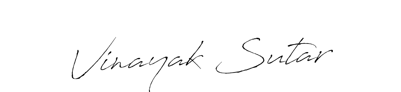 You can use this online signature creator to create a handwritten signature for the name Vinayak Sutar. This is the best online autograph maker. Vinayak Sutar signature style 6 images and pictures png