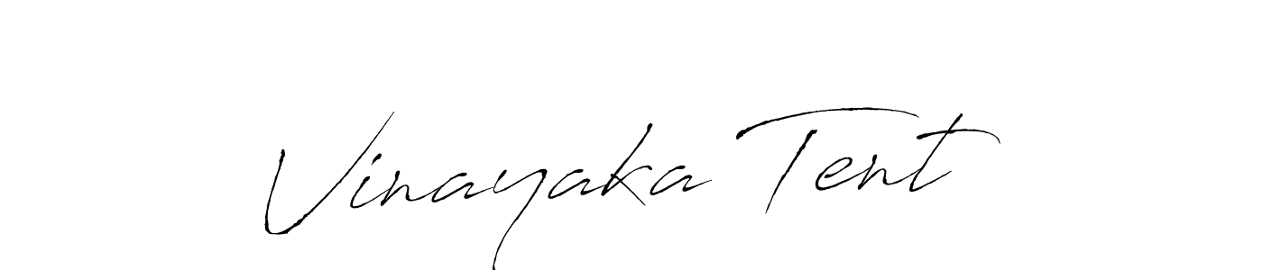 Design your own signature with our free online signature maker. With this signature software, you can create a handwritten (Antro_Vectra) signature for name Vinayaka Tent . Vinayaka Tent  signature style 6 images and pictures png