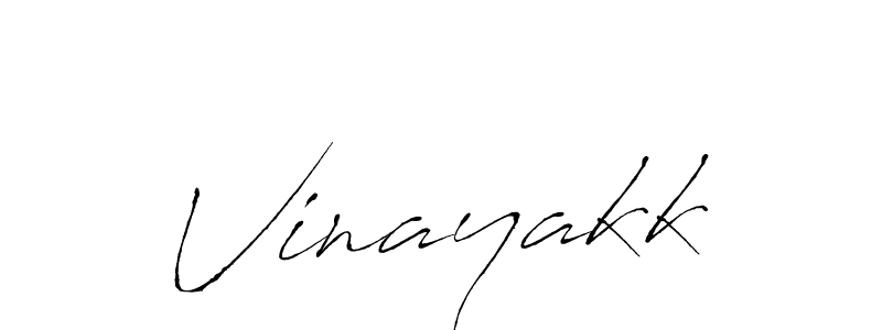 Vinayakk stylish signature style. Best Handwritten Sign (Antro_Vectra) for my name. Handwritten Signature Collection Ideas for my name Vinayakk. Vinayakk signature style 6 images and pictures png