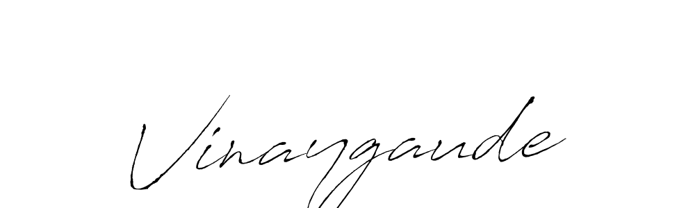 Also we have Vinaygaude name is the best signature style. Create professional handwritten signature collection using Antro_Vectra autograph style. Vinaygaude signature style 6 images and pictures png