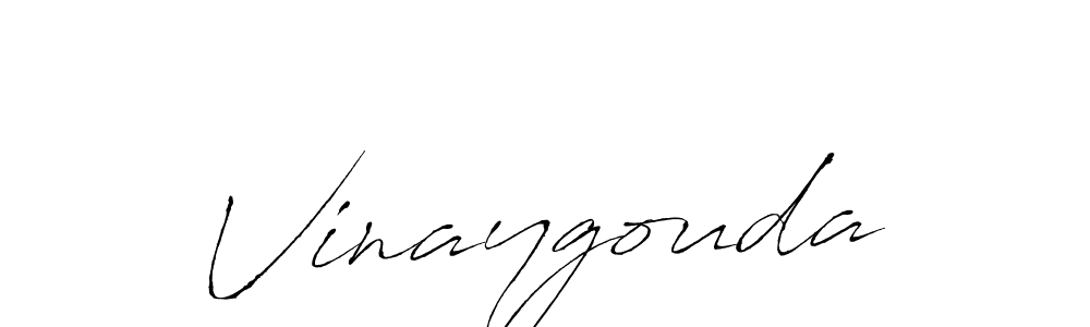 You should practise on your own different ways (Antro_Vectra) to write your name (Vinaygouda) in signature. don't let someone else do it for you. Vinaygouda signature style 6 images and pictures png