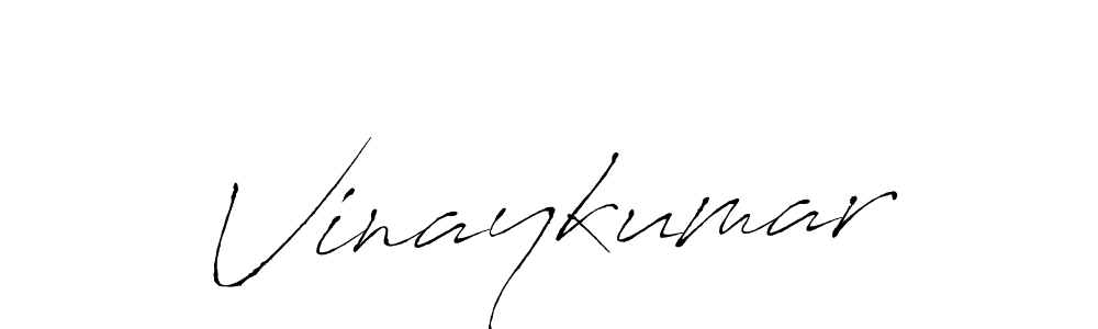 Make a beautiful signature design for name Vinaykumar. With this signature (Antro_Vectra) style, you can create a handwritten signature for free. Vinaykumar signature style 6 images and pictures png