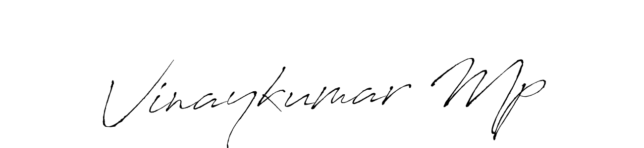 Also we have Vinaykumar Mp name is the best signature style. Create professional handwritten signature collection using Antro_Vectra autograph style. Vinaykumar Mp signature style 6 images and pictures png