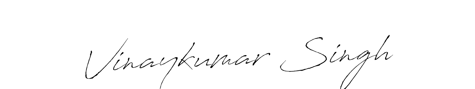 How to make Vinaykumar Singh signature? Antro_Vectra is a professional autograph style. Create handwritten signature for Vinaykumar Singh name. Vinaykumar Singh signature style 6 images and pictures png