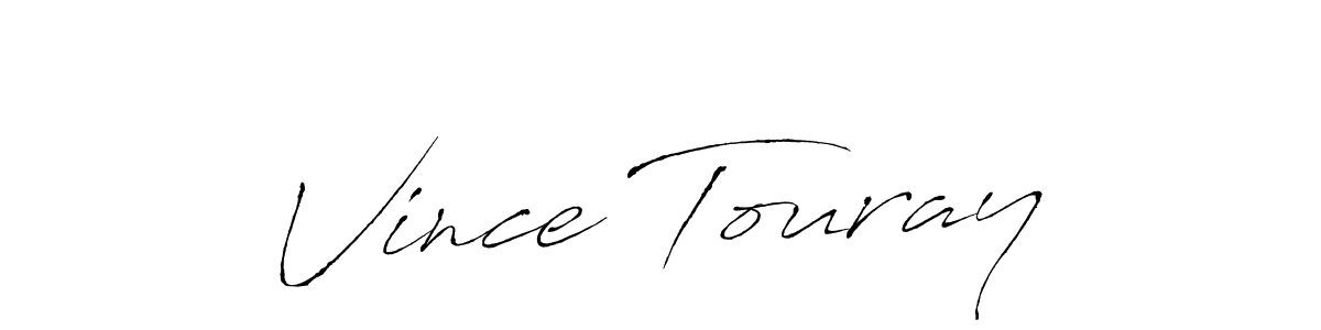 Similarly Antro_Vectra is the best handwritten signature design. Signature creator online .You can use it as an online autograph creator for name Vince Touray. Vince Touray signature style 6 images and pictures png