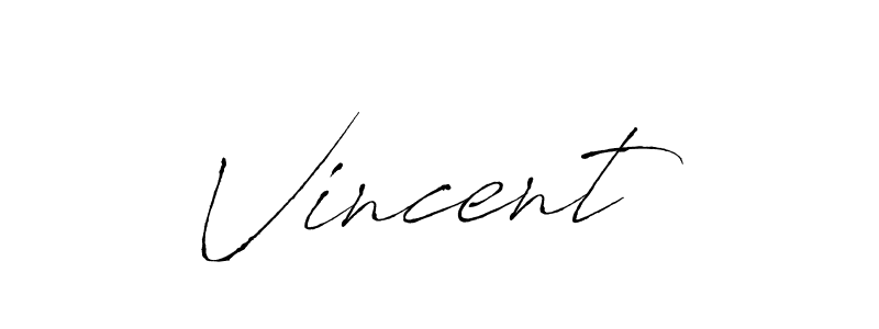 Best and Professional Signature Style for Vincent . Antro_Vectra Best Signature Style Collection. Vincent  signature style 6 images and pictures png