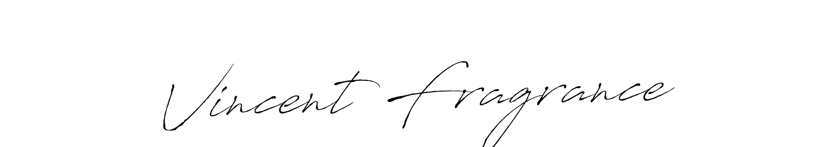 Design your own signature with our free online signature maker. With this signature software, you can create a handwritten (Antro_Vectra) signature for name Vincent Fragrance. Vincent Fragrance signature style 6 images and pictures png