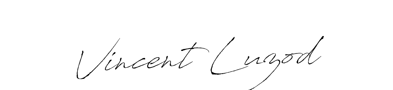 Create a beautiful signature design for name Vincent Luzod. With this signature (Antro_Vectra) fonts, you can make a handwritten signature for free. Vincent Luzod signature style 6 images and pictures png