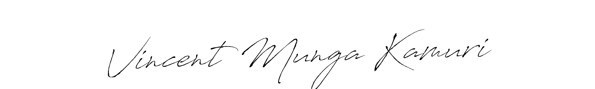 You can use this online signature creator to create a handwritten signature for the name Vincent Munga Kamuri. This is the best online autograph maker. Vincent Munga Kamuri signature style 6 images and pictures png