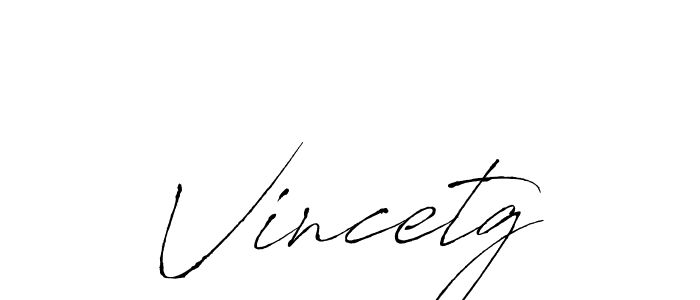 Also we have Vincetg name is the best signature style. Create professional handwritten signature collection using Antro_Vectra autograph style. Vincetg signature style 6 images and pictures png