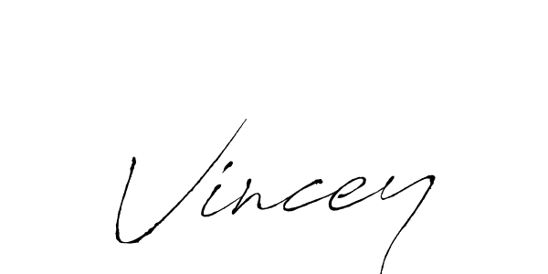 Antro_Vectra is a professional signature style that is perfect for those who want to add a touch of class to their signature. It is also a great choice for those who want to make their signature more unique. Get Vincey name to fancy signature for free. Vincey signature style 6 images and pictures png