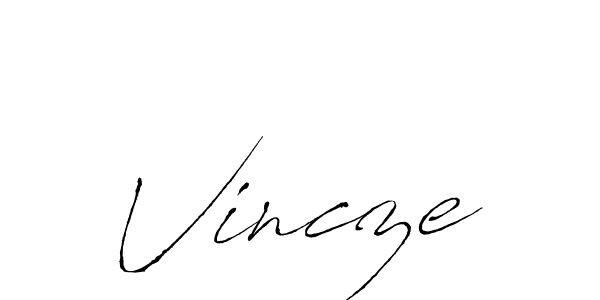 Also we have Vincze name is the best signature style. Create professional handwritten signature collection using Antro_Vectra autograph style. Vincze signature style 6 images and pictures png