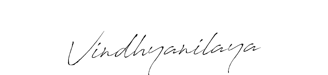 Create a beautiful signature design for name Vindhyanilaya. With this signature (Antro_Vectra) fonts, you can make a handwritten signature for free. Vindhyanilaya signature style 6 images and pictures png
