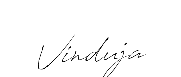 The best way (Antro_Vectra) to make a short signature is to pick only two or three words in your name. The name Vinduja include a total of six letters. For converting this name. Vinduja signature style 6 images and pictures png