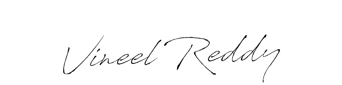 How to make Vineel Reddy signature? Antro_Vectra is a professional autograph style. Create handwritten signature for Vineel Reddy name. Vineel Reddy signature style 6 images and pictures png