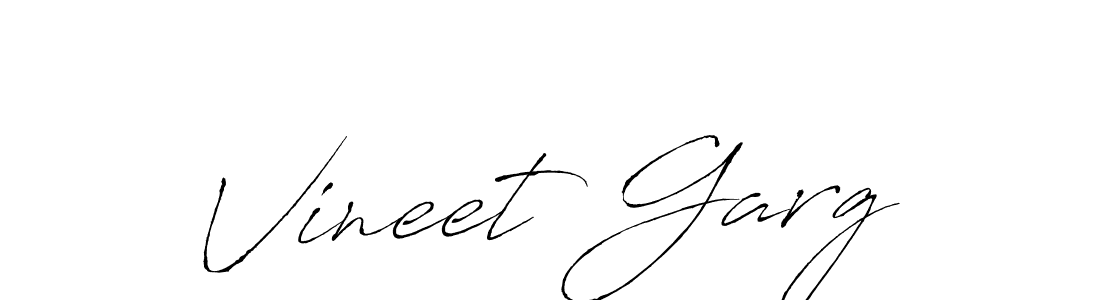 Vineet Garg stylish signature style. Best Handwritten Sign (Antro_Vectra) for my name. Handwritten Signature Collection Ideas for my name Vineet Garg. Vineet Garg signature style 6 images and pictures png