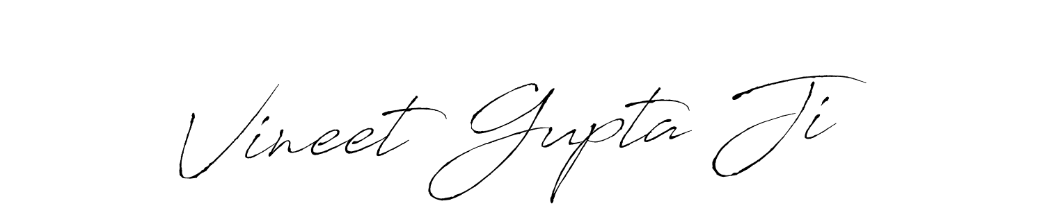 Use a signature maker to create a handwritten signature online. With this signature software, you can design (Antro_Vectra) your own signature for name Vineet Gupta Ji. Vineet Gupta Ji signature style 6 images and pictures png