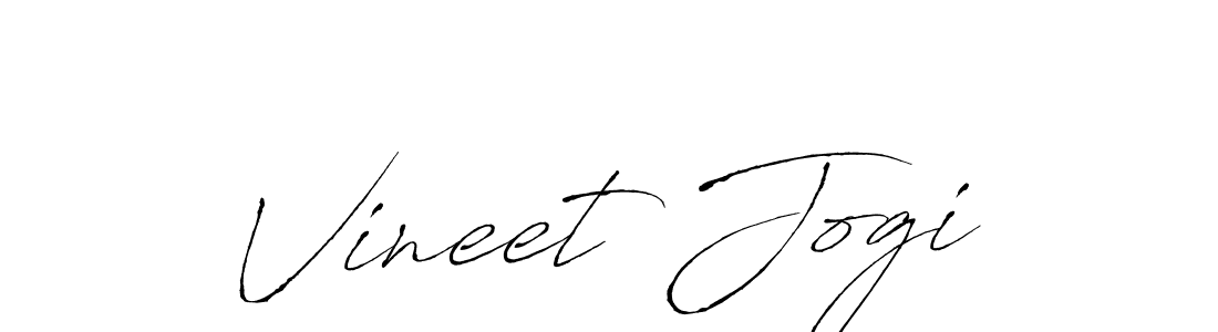 Make a beautiful signature design for name Vineet Jogi. With this signature (Antro_Vectra) style, you can create a handwritten signature for free. Vineet Jogi signature style 6 images and pictures png