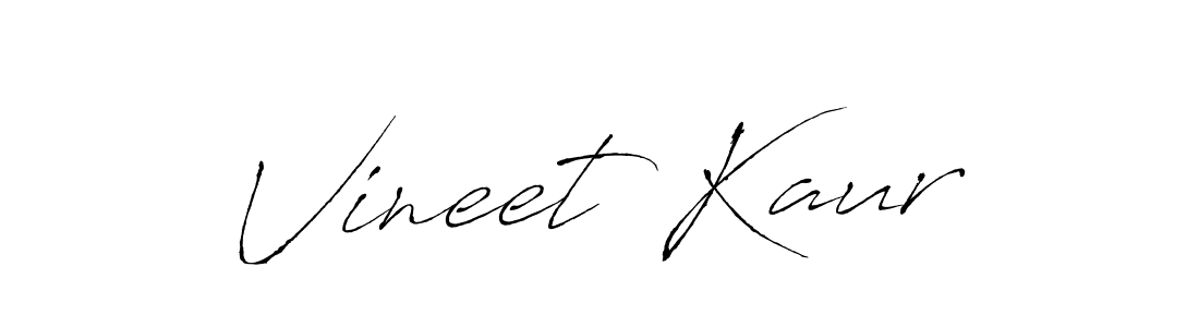 How to make Vineet Kaur name signature. Use Antro_Vectra style for creating short signs online. This is the latest handwritten sign. Vineet Kaur signature style 6 images and pictures png