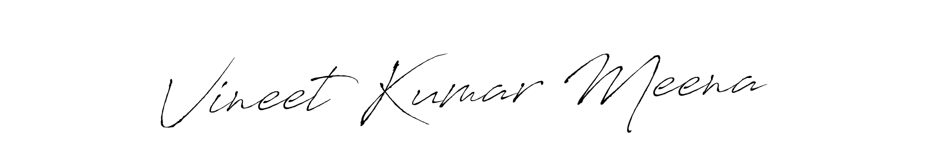 Use a signature maker to create a handwritten signature online. With this signature software, you can design (Antro_Vectra) your own signature for name Vineet Kumar Meena. Vineet Kumar Meena signature style 6 images and pictures png