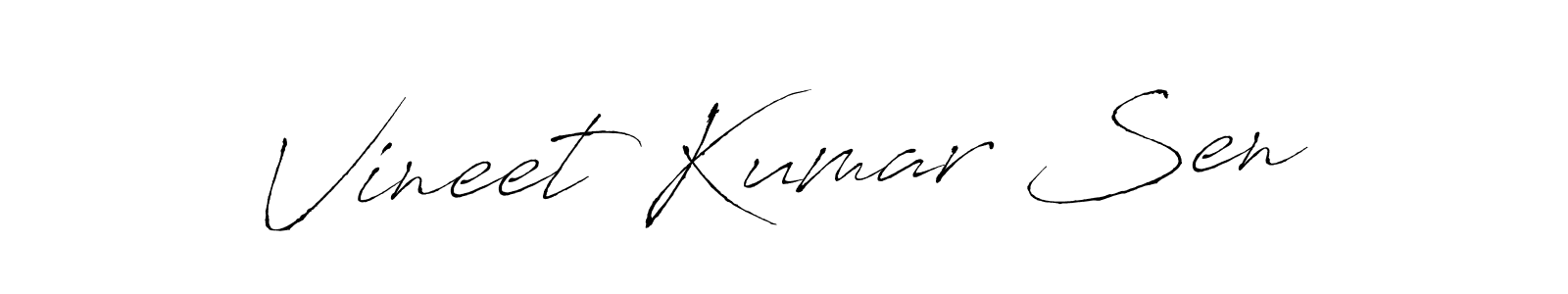 Make a short Vineet Kumar Sen signature style. Manage your documents anywhere anytime using Antro_Vectra. Create and add eSignatures, submit forms, share and send files easily. Vineet Kumar Sen signature style 6 images and pictures png