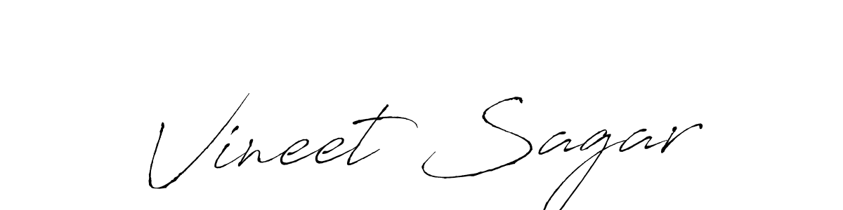 Similarly Antro_Vectra is the best handwritten signature design. Signature creator online .You can use it as an online autograph creator for name Vineet Sagar. Vineet Sagar signature style 6 images and pictures png