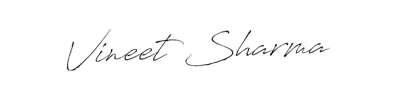Antro_Vectra is a professional signature style that is perfect for those who want to add a touch of class to their signature. It is also a great choice for those who want to make their signature more unique. Get Vineet Sharma name to fancy signature for free. Vineet Sharma signature style 6 images and pictures png