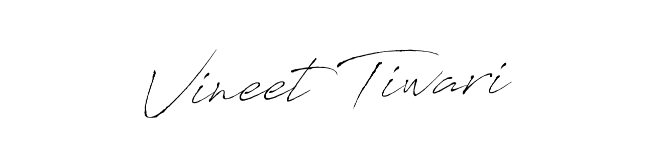 You should practise on your own different ways (Antro_Vectra) to write your name (Vineet Tiwari) in signature. don't let someone else do it for you. Vineet Tiwari signature style 6 images and pictures png