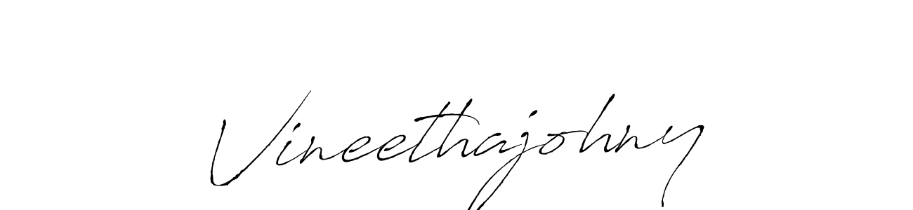 Make a beautiful signature design for name Vineethajohny. Use this online signature maker to create a handwritten signature for free. Vineethajohny signature style 6 images and pictures png