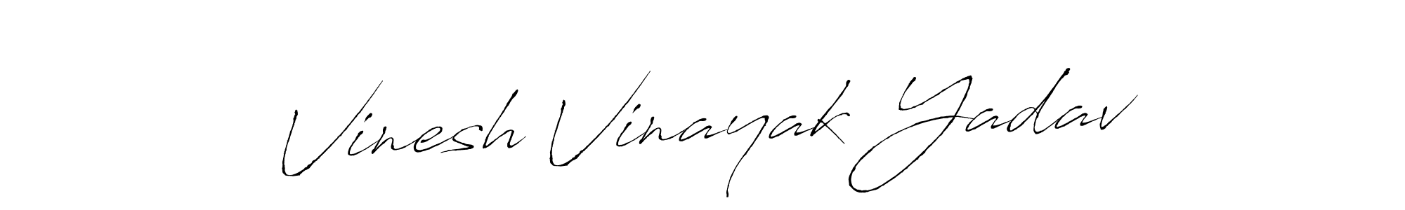 See photos of Vinesh Vinayak Yadav official signature by Spectra . Check more albums & portfolios. Read reviews & check more about Antro_Vectra font. Vinesh Vinayak Yadav signature style 6 images and pictures png