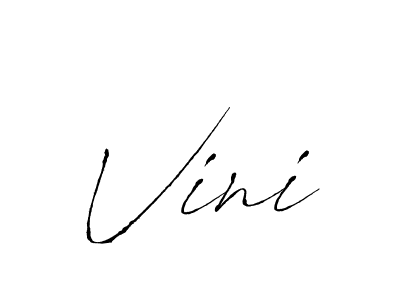 You should practise on your own different ways (Antro_Vectra) to write your name (Vini) in signature. don't let someone else do it for you. Vini signature style 6 images and pictures png