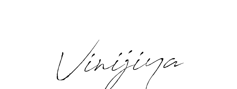 Antro_Vectra is a professional signature style that is perfect for those who want to add a touch of class to their signature. It is also a great choice for those who want to make their signature more unique. Get Vinijiya name to fancy signature for free. Vinijiya signature style 6 images and pictures png