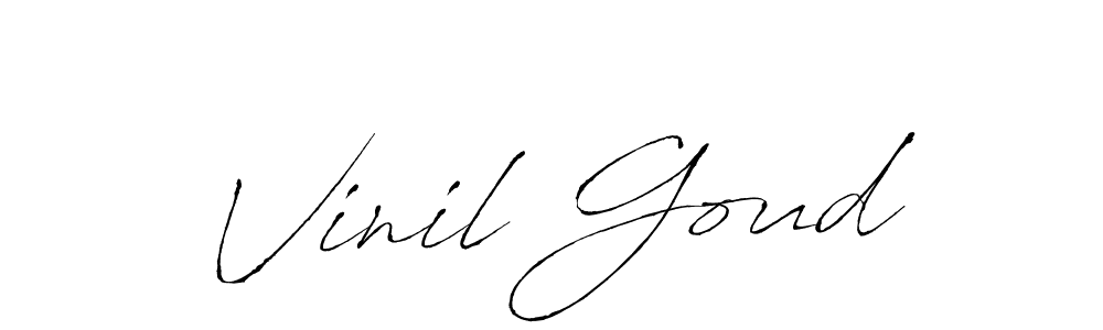 How to make Vinil Goud name signature. Use Antro_Vectra style for creating short signs online. This is the latest handwritten sign. Vinil Goud signature style 6 images and pictures png