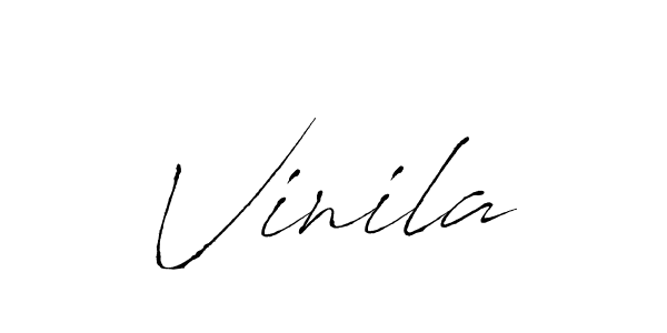 How to make Vinila signature? Antro_Vectra is a professional autograph style. Create handwritten signature for Vinila name. Vinila signature style 6 images and pictures png