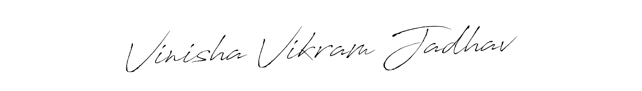 It looks lik you need a new signature style for name Vinisha Vikram Jadhav. Design unique handwritten (Antro_Vectra) signature with our free signature maker in just a few clicks. Vinisha Vikram Jadhav signature style 6 images and pictures png