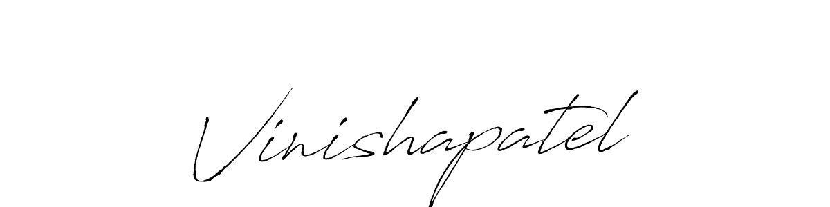 How to make Vinishapatel signature? Antro_Vectra is a professional autograph style. Create handwritten signature for Vinishapatel name. Vinishapatel signature style 6 images and pictures png