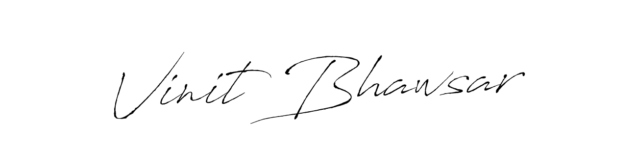 You can use this online signature creator to create a handwritten signature for the name Vinit Bhawsar. This is the best online autograph maker. Vinit Bhawsar signature style 6 images and pictures png