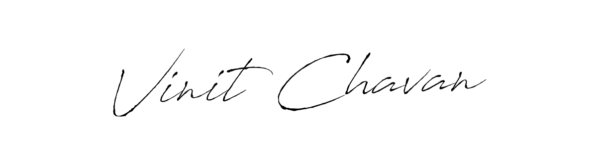 Use a signature maker to create a handwritten signature online. With this signature software, you can design (Antro_Vectra) your own signature for name Vinit Chavan. Vinit Chavan signature style 6 images and pictures png