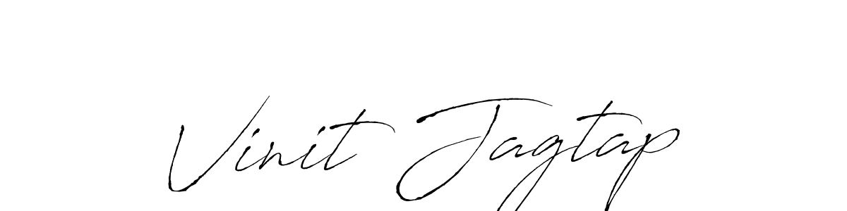 Antro_Vectra is a professional signature style that is perfect for those who want to add a touch of class to their signature. It is also a great choice for those who want to make their signature more unique. Get Vinit Jagtap name to fancy signature for free. Vinit Jagtap signature style 6 images and pictures png