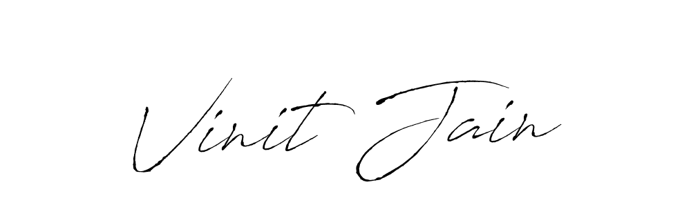 Use a signature maker to create a handwritten signature online. With this signature software, you can design (Antro_Vectra) your own signature for name Vinit Jain. Vinit Jain signature style 6 images and pictures png