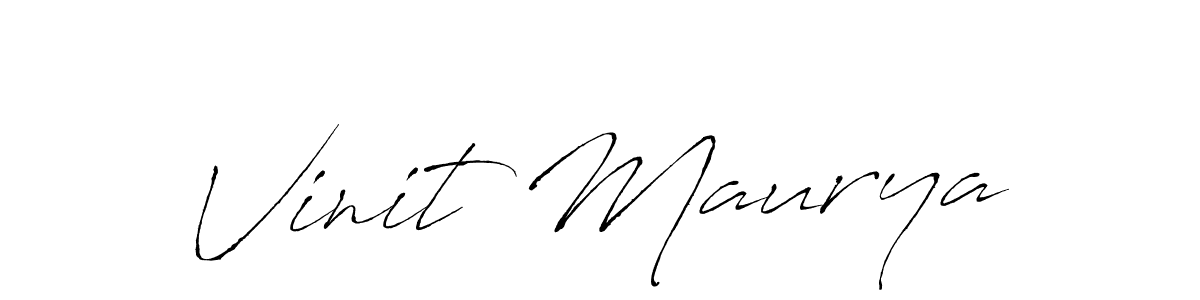 if you are searching for the best signature style for your name Vinit Maurya. so please give up your signature search. here we have designed multiple signature styles  using Antro_Vectra. Vinit Maurya signature style 6 images and pictures png