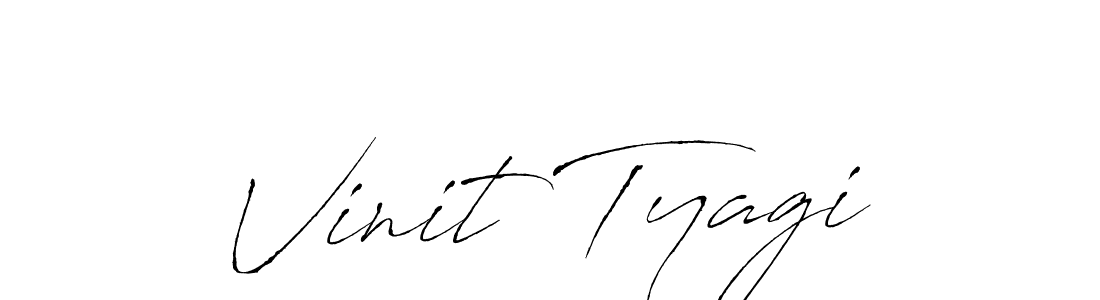 Use a signature maker to create a handwritten signature online. With this signature software, you can design (Antro_Vectra) your own signature for name Vinit Tyagi. Vinit Tyagi signature style 6 images and pictures png