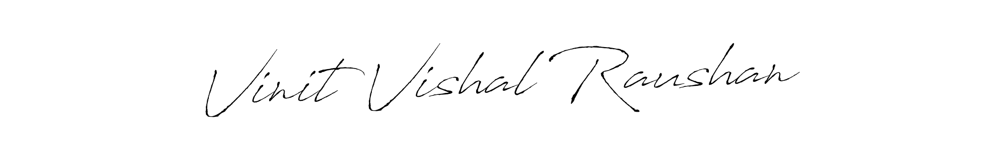The best way (Antro_Vectra) to make a short signature is to pick only two or three words in your name. The name Vinit Vishal Raushan include a total of six letters. For converting this name. Vinit Vishal Raushan signature style 6 images and pictures png
