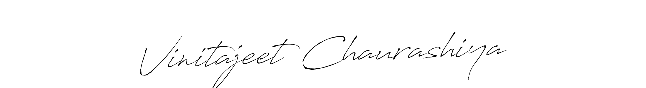 Use a signature maker to create a handwritten signature online. With this signature software, you can design (Antro_Vectra) your own signature for name Vinitajeet Chaurashiya. Vinitajeet Chaurashiya signature style 6 images and pictures png