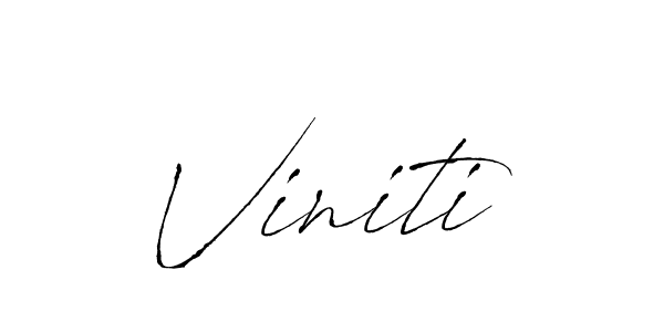 Once you've used our free online signature maker to create your best signature Antro_Vectra style, it's time to enjoy all of the benefits that Viniti name signing documents. Viniti signature style 6 images and pictures png